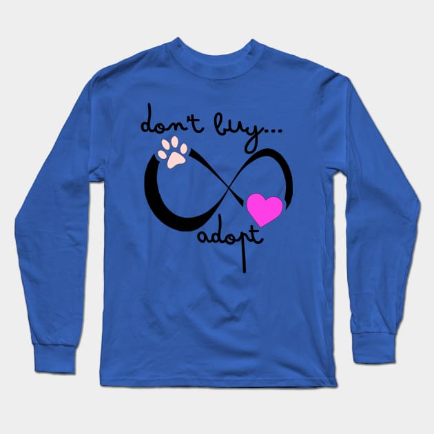 adopt a pet Long Sleeve T-Shirt by Munayki